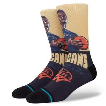 Meia Cano Alto Stance NBA Graded Zion - 36 a 44 - Unissex