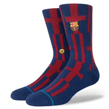 Meia Cano Alto Stance Fcb Banner Barcelona - Unissex