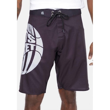 Bermuda Boardshort Nba Basketball Brooklyn Nets - Masculina