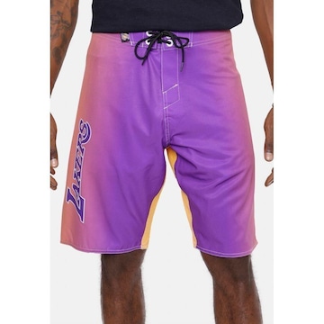 Bermuda Boardshort Nba Gradient Los Angelels Lakers - Masculina