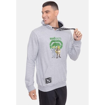 Blusão de Moletom com Capuz Ecko Orelha Shrek - Masculino