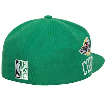 Boné Aba Reta Mitchell & Ness Nba Fitted Hwc Boston Celtics - Fechado - Unissex