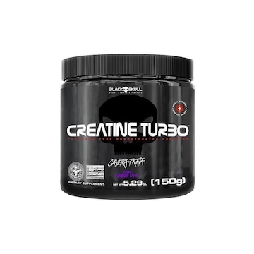 Creatina Turbo Caveira Preta - 150g