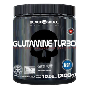 Glutamina Turbo Black Skull - 300g