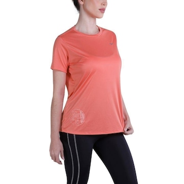 Camiseta Mizuno Manga Curta Energy Stamp - Feminina