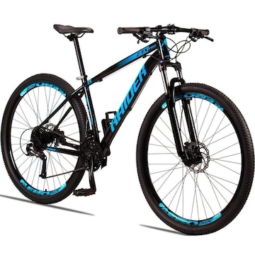 Bicicleta 29 Raider Z3X Pro - Freio Hidráulico Suspensão com Trava - Câmbio Traseiro Shimano Altus - 27V - Adulto