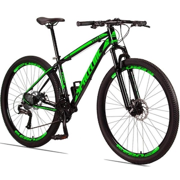 Bicicleta 29 Spaceline Vega - Câmbio Shimano - Freio A Disco E Suspensão - 27 Marchas - Adulto