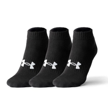 Kit de Meias Cano Curto Under Armour Core Cotton - 3 Pares - Adulto
