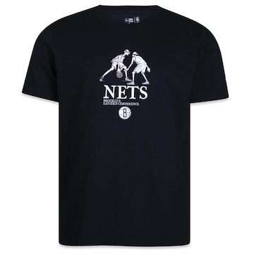 Camiseta New Era Nba Brooklyn Nets Freestyle - Masculina