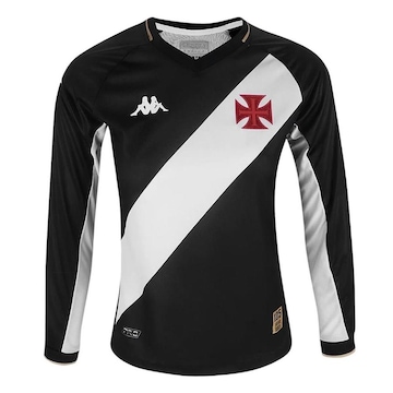 Camisa do Vasco da Gama I 2023/24 Kappa Manga Longa - Feminina