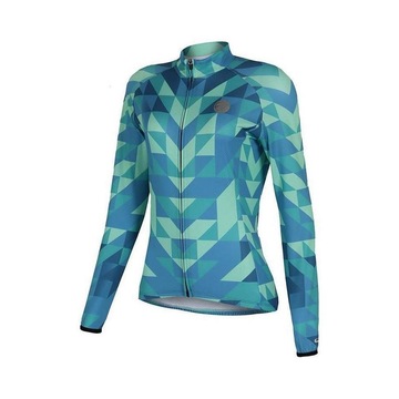 Camisa de Ciclismo Mauro Ribeiro Manga Longa Symmetrical - Feminina