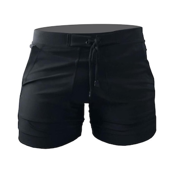 Sunga Bermuda Grigo Collection Total Black - Adulto