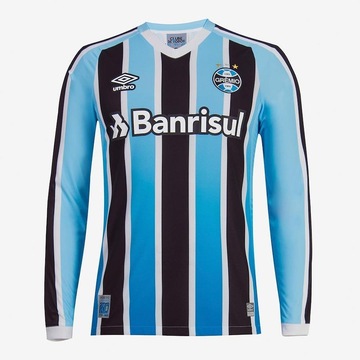 Camisa do Grêmio I 2022 Oficial Classic S/N Manga Longa Umbro - Masculina