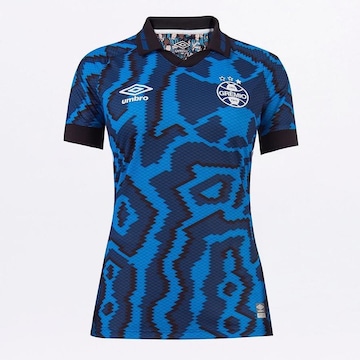 Camisa do Grêmio III 2021 Oficial Atleta Umbro - Feminina