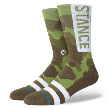 Meia Cano Alto Stance Og Camuflada - Adulto