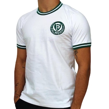 Camisa do Palmeiras Retrô 1973 Segunda Academia Branca Betel - Masculina