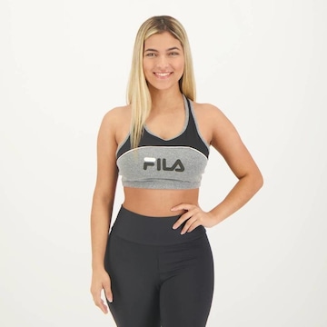 Top Fitness sem Bojo Fila Letter Fit - Feminino