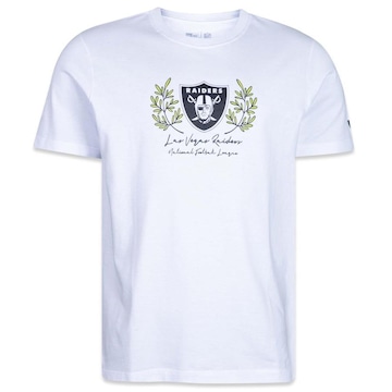 Camiseta New Era Nfl Las Vegas Raiders Rooted Nature - Masculina