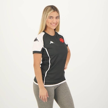 Camisa do Vasco Supporter Basic Kappa - Feminina