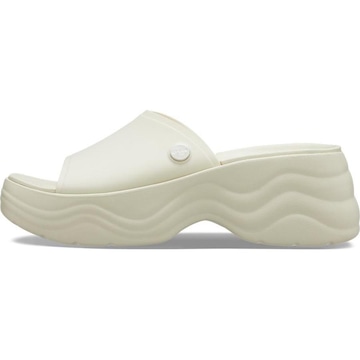 Chinelo Crocs Skyline Slide Bone - Feminino