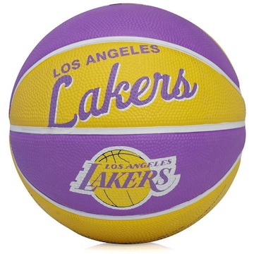 Bola de Basquete Wilson Mini Nba Team Retro La Lakers 3