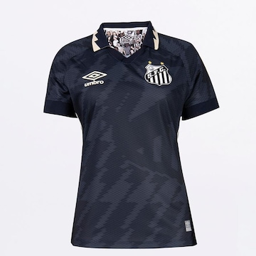Camisa do Santos Of.3 2021 Atleta S/N Umbro - Feminina