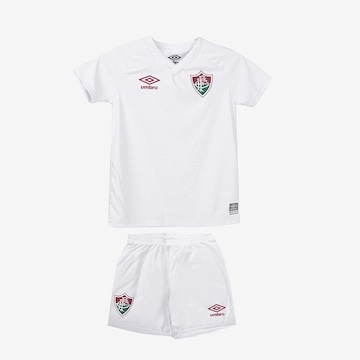Kit Clube do Fluminense Oficial 2 2022 Umbro: Camisa + Calção - Infantil