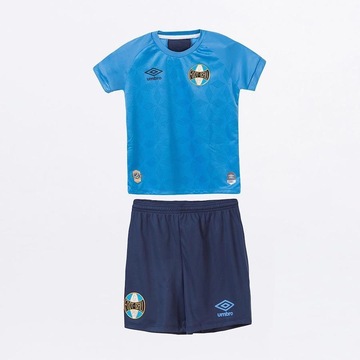 Kit do Grêmio III 2020 Umbro Camisa + Calção - Infantil