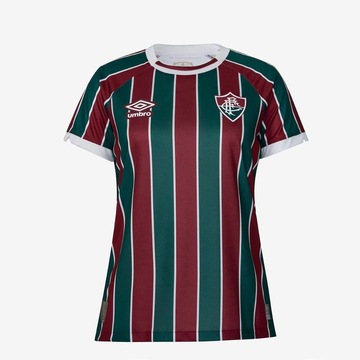 Camisa do Fluminense Oficial 1 2023 Atleta Umbro - Feminina