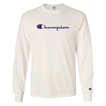 Camiseta Champion Malhao Script - Masculina