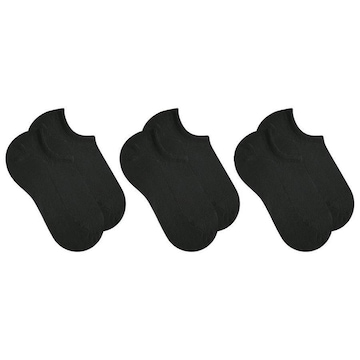 Kit de Meias Sapatilha Selene Esportiva - 3 Pares - Feminino