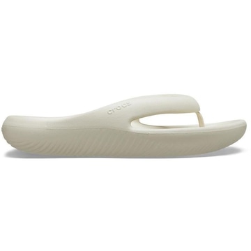 Chinelo Crocs Mellow Flip Bone - Unissex