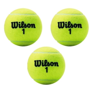 Kit Bolas de Tênis Wilson Championship Regular Duty - 3 Unidades