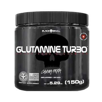 Glutamina Turbo Black Skull - 150G