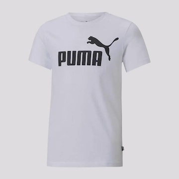 Camiseta Puma Ess Logo - Infantil