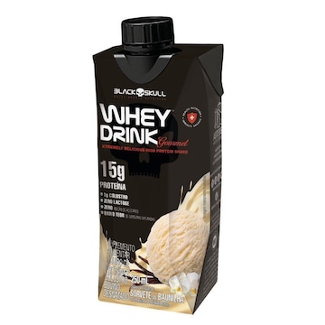 Whey Drink Gourmet Black Skull Pronto Para Beber - 250Ml