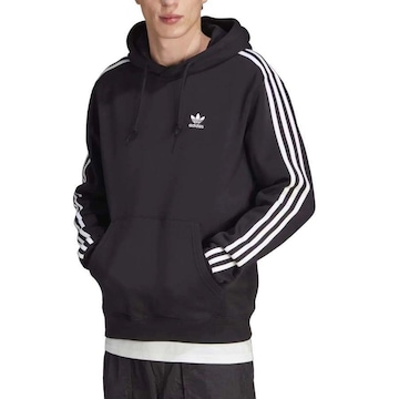 Blusão de Moletom com Capuz adidas Adicolor Classics 3 Stripes - Masculino