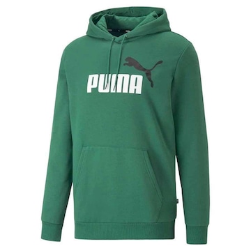 Blusão de Moletom com Capuz Puma Ess Plus Tone Big Logo - Masculino