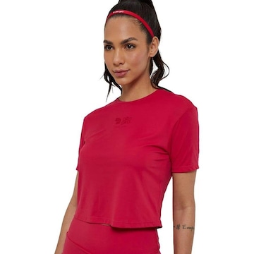 Blusa Cropped Alto Giro Skin Fit - Feminina