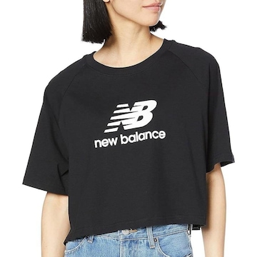 Blusa Cropped New Balance Essentials Basic - Feminina