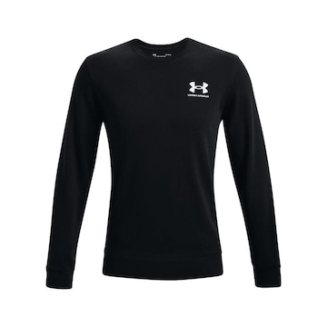 Blusão de Moletom Under Armour Rival Terry Logo Crew - Masculino