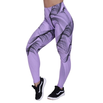 Calça Legging Feminina de Academia Jacquar Grossa Cós Alto Orbis