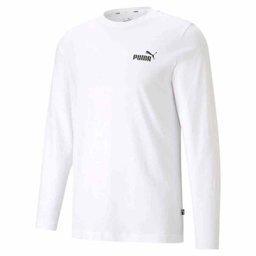 Camiseta Puma Manga Longa Ess Small Logo - Masculina