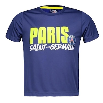 Camiseta Psg Paris Saint-Germain Braziline - Infantil