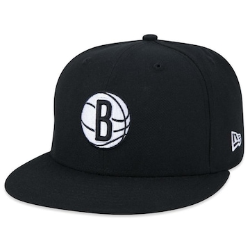 Boné Aba Reta New Era 59Fifty Fitted Nba Brooklyn Nets Core - Fechado - Adulto