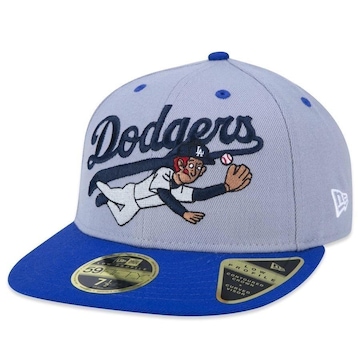 Boné Aba Reta New Era 59Fifty Fitted Low Profile Mlb Los Angeles Dodgers All Building - Fechado - Adulto