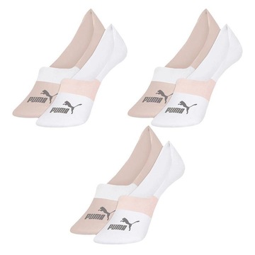 Kit Meias Invisível Puma - 34 a 38 - 6 Pares - Feminina