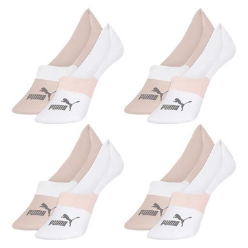 Kit Meias Invisível Puma - 34 a 38 - 8 Pares - Feminina