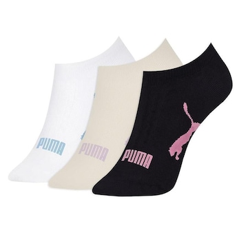 Kit de Meias Puma Sapatilha Esportiva com 3 Pares - Feminina