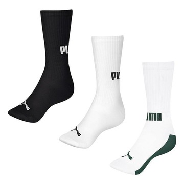 Kit Meias Cano Longo Puma Esportiva - 39 a 43 - 3 Pares - Masculina